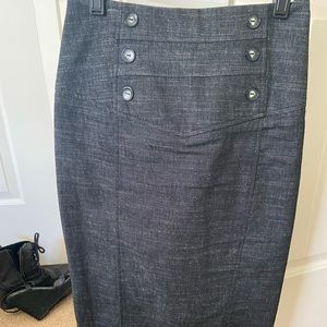 BCX size 3 grey pencil skirt.